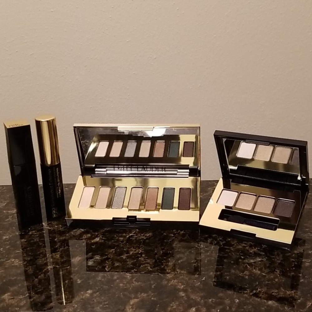 Estee lauder eyeshadow, mascara bundle